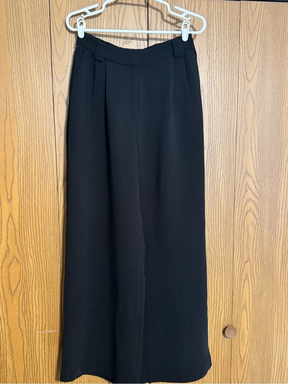 Express Luxe Comfort Wide Leg Pants in Black- long size!